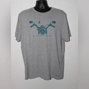 NWT Men’s Life is Good Solid Color Graphic Crusher Unisex T-Shirt Size Large